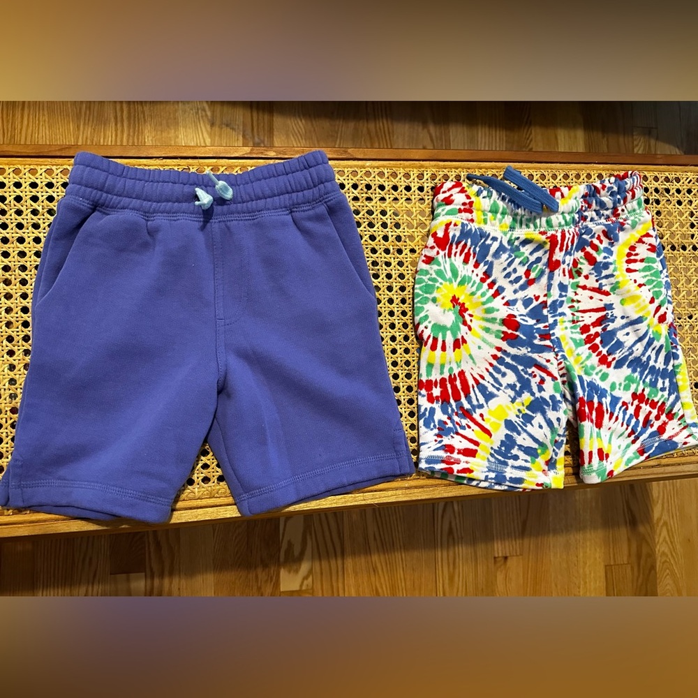 2 Lands end sweatpant shorts size 2-3